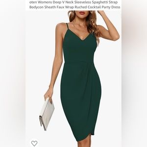 Dark green cocktail dress XL from Amazon.
